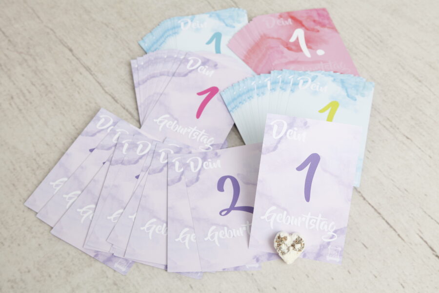 Dein Remember-Me Milestone Cards - Geburtstagskarten